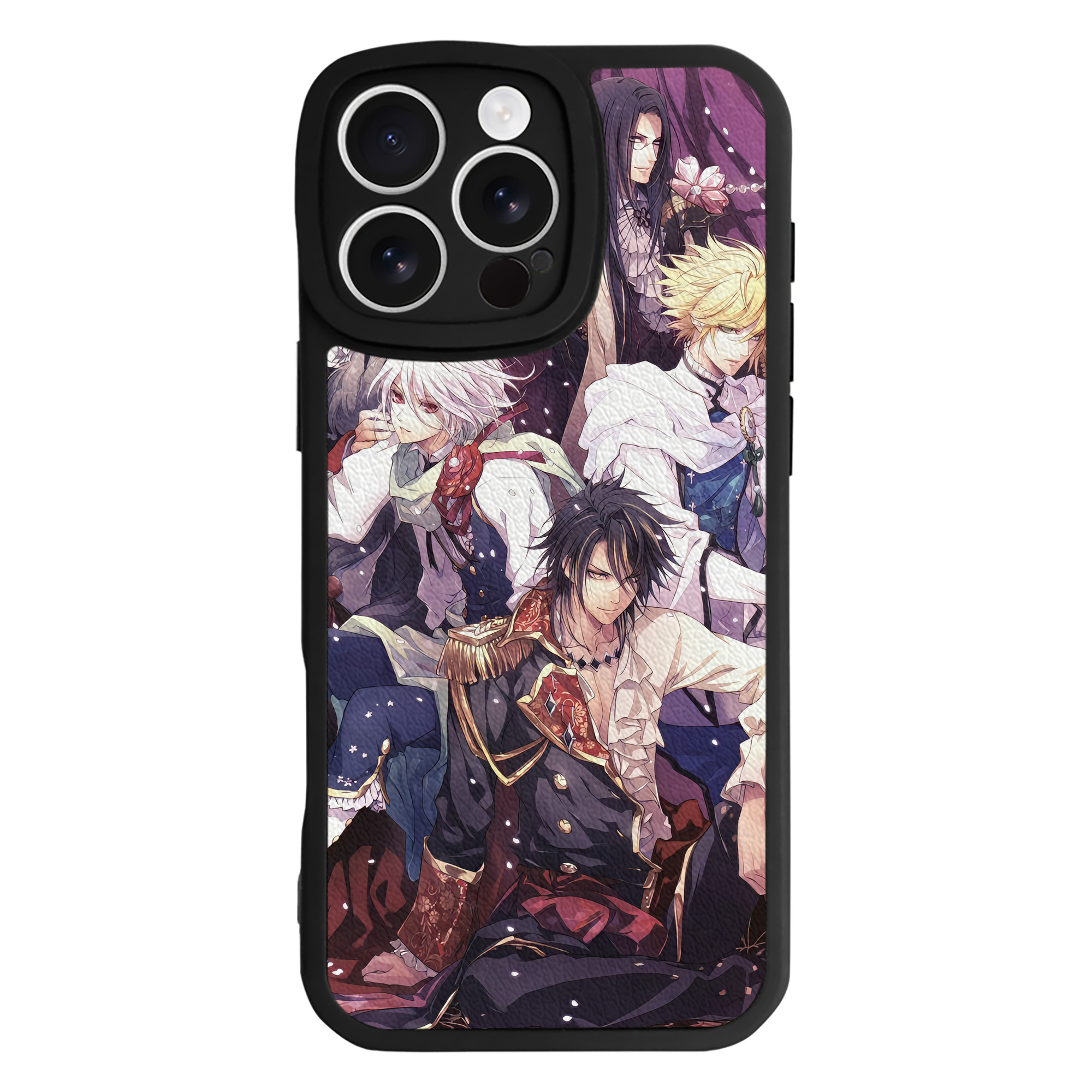 （画像用） 刀剣乱舞 Touken Ranbu 【iPhone 16シリーズ対応】シリコンスマホケース（レザー調） 材質：シリコン